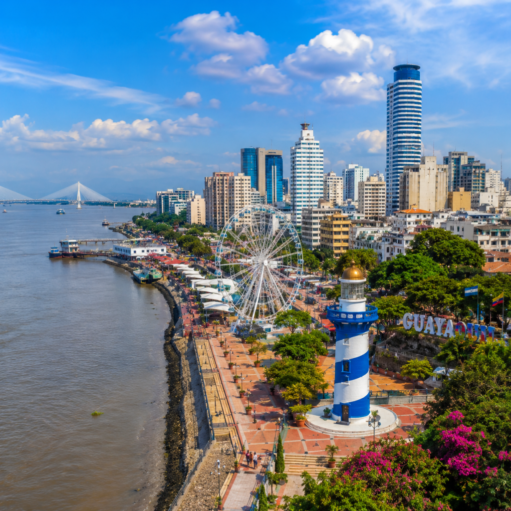 Vuelos de Santiago de Chile a Guayaquil
